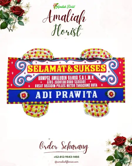 Papan Bunga Ucapan Selamat Ngleri